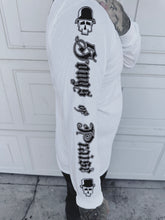 "Songs Of Praise" Long sleeve Tee - White