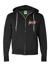 "SPLATTER" ZIP UP HOODIE